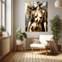 Goldene Akt-Eleganz