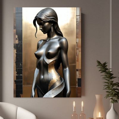 Eleganter Skulptur-Akt