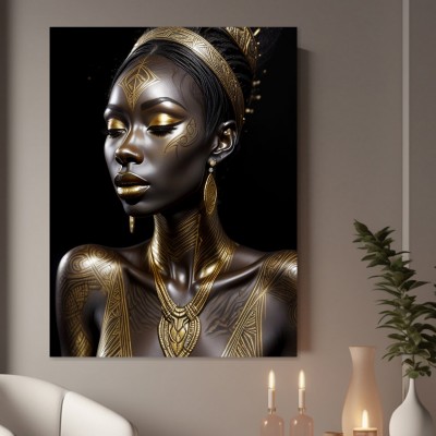 Goldene Königin Porträt