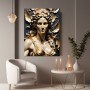 Goldene Göttin im Barockstil
