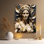 Goldene Göttin im Barockstil