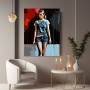 Junge Frau im Urban Art Stil