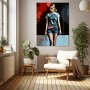 Junge Frau im Urban Art Stil