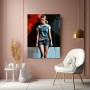 Junge Frau im Urban Art Stil
