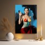 Pop Art Frau in Farben