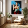 Pop Art Frau in Farben