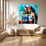 Zwei Frauen in Pop Art