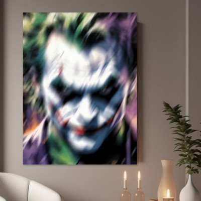 Düsteres Clown-Porträt in Bewegung