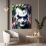 Düsteres Clown-Porträt in Bewegung