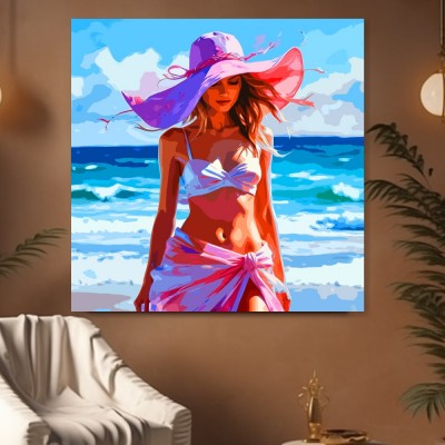 Sommerfrau am Meer