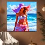 Sommerfrau am Meer