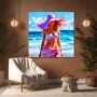 Sommerfrau am Meer