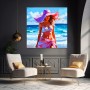 Sommerfrau am Meer