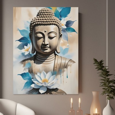 Buddha mit Lotusblüten
