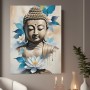 Buddha mit Lotusblüten