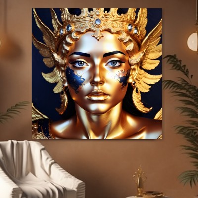 Goldene Königin mit Krone