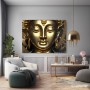 Goldener Buddha in Ruhe