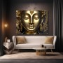 Goldener Buddha in Ruhe