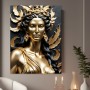 Goldene Göttin mit Ornamenten