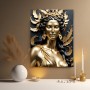 Goldene Göttin mit Ornamenten