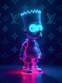 Neon Cartoon Junge