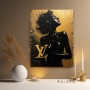 Luxus-Porträt in Schwarz und Gold
