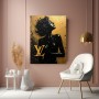Luxus-Porträt in Schwarz und Gold