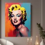 Blonde Hollywood-Ikone in Pop Art