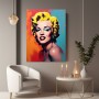 Blonde Hollywood-Ikone in Pop Art