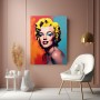 Blonde Hollywood-Ikone in Pop Art
