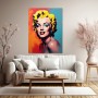 Blonde Hollywood-Ikone in Pop Art