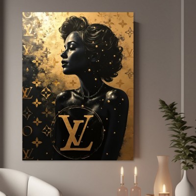 Goldene Fashion-Ikone