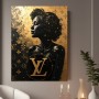 Goldene Fashion-Ikone