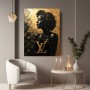 Goldene Fashion-Ikone