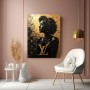 Goldene Fashion-Ikone