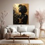 Goldene Fashion-Ikone