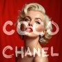Coco Chanel Glamour-Porträt