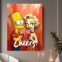 Cheers im Pop-Art-Stil