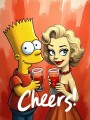 Cheers im Pop-Art-Stil