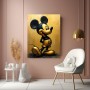 Vintage Comic-Maus in Gold