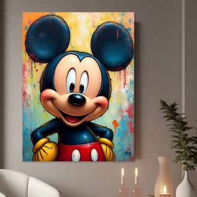 Mickey Maus im Street-Art-Look