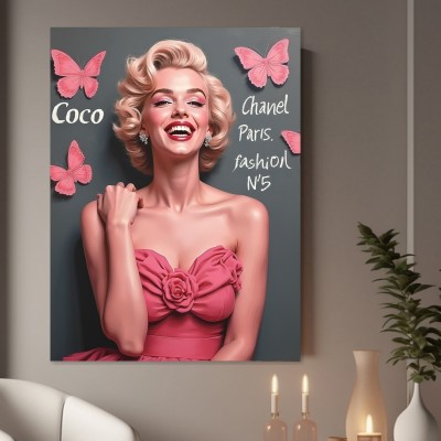 Glamour-Porträt in Pink