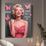 Glamour-Porträt in Pink