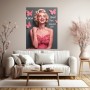 Glamour-Porträt in Pink