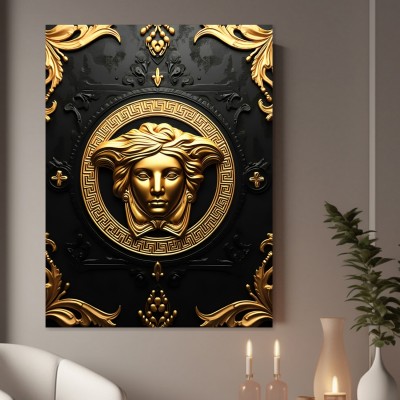 Goldene Medusa Ornamentik