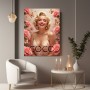 Glamour-Porträt mit Rosen