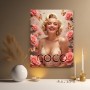 Glamour-Porträt mit Rosen