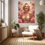 Glamour-Porträt mit Rosen