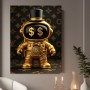 Goldener Krypto-Roboter