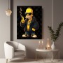 Cartoon Boss mit Goldkette